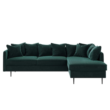 Esme Sofa narożna - turkusowa