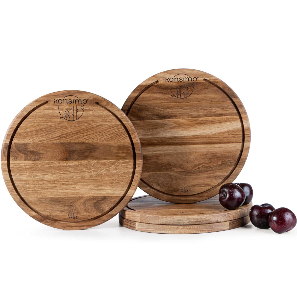 Konsimo LESTE Deska do krojenia (4szt.), drewno dębowe