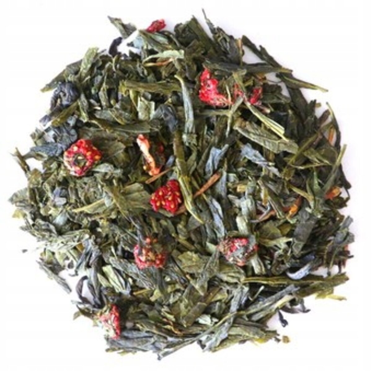 Najlepsza liściasta herbata zielona sypana TRUSKAWKI W ŚMIETANIE EKO 100g