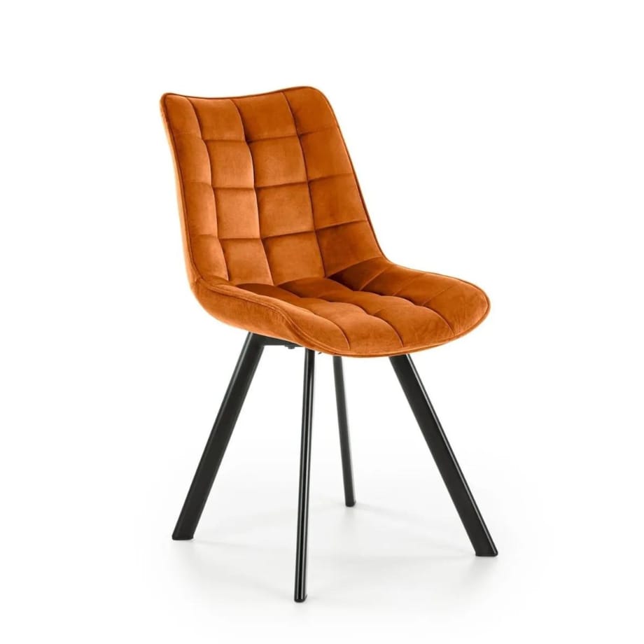 Krzesło tapicerowane K332 VELVET cynamonowe