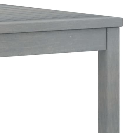 vidaXL Stolik kawowy, 100 x 50 x 33 cm, szary, lite drewno akacjowe
