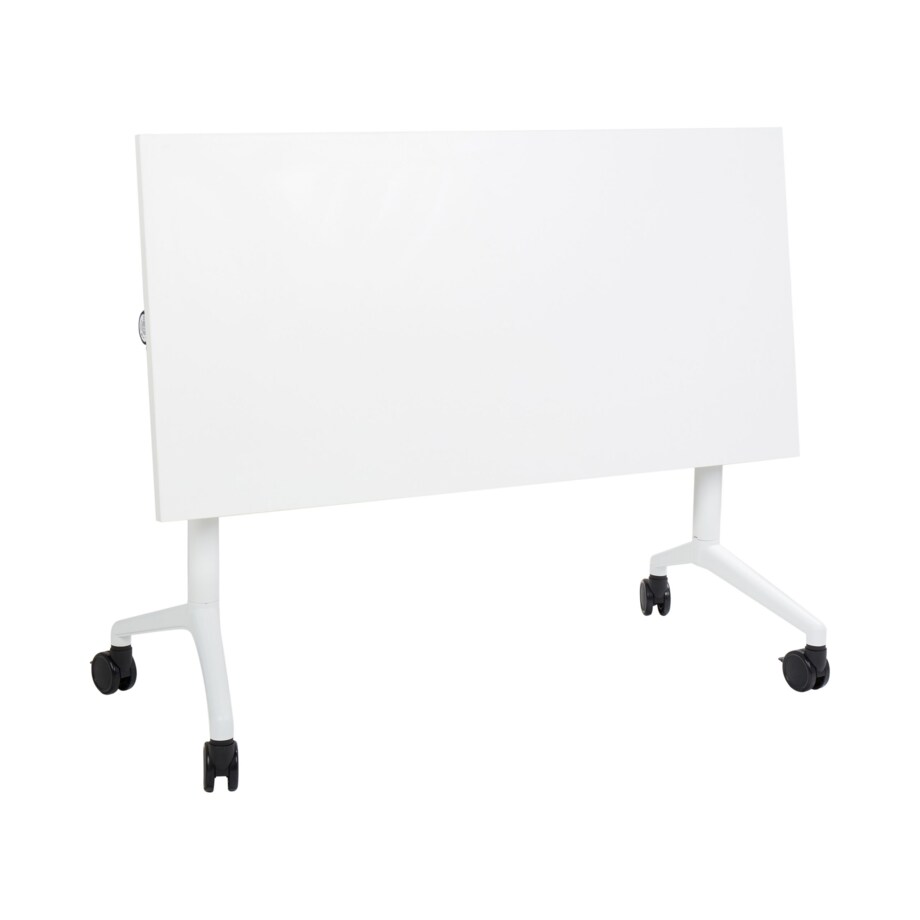 Składane biurko CAVI Biały 120 cm 60 cm Z kółkami