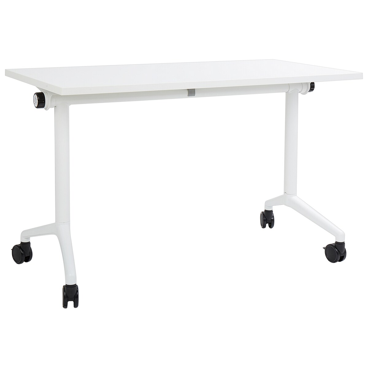 Składane biurko CAVI Biały 120 cm 60 cm z kółkami