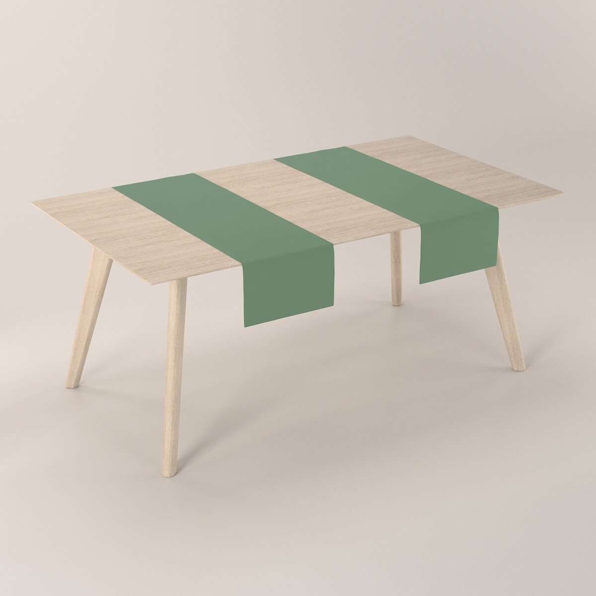 Bieżnik prostokątny 40x130 zielony