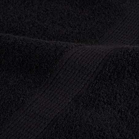 vidaXL Ręczniki premium SOLUND, 4 szt., czarne, 80x200 cm, 600 g/cm²