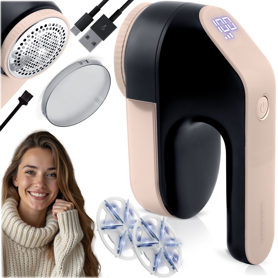 Golarka do ubrań z wyświetlaczem elektryczna Berdsen