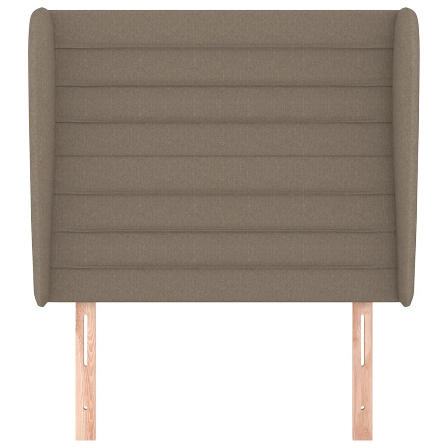 vidaXL Zagłówek uszak, taupe, 83x23x118/128 cm, tkanina