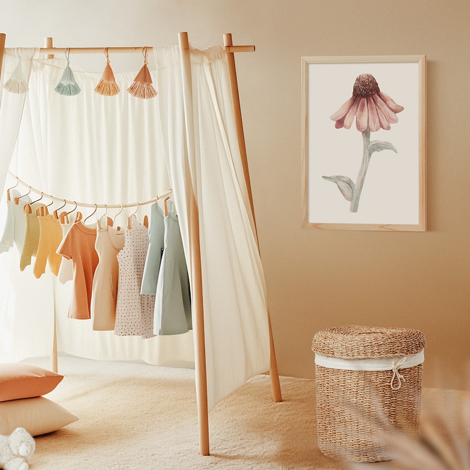 Plakat dla dzieci Kwiat 2 50x70