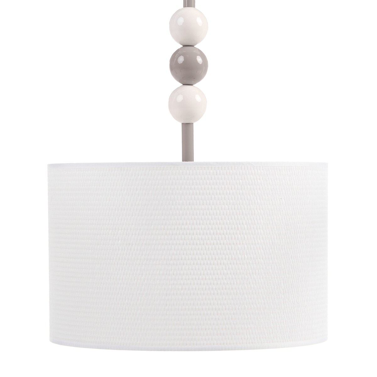 Lampa wisząca LOKY Metal Biały/ beżowy