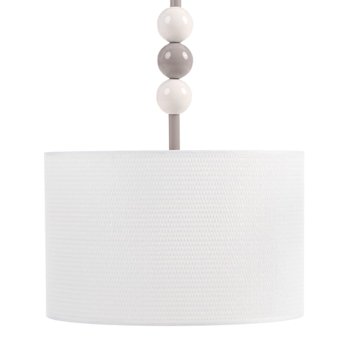Lampa wisząca LOKY Metal Biały/ beżowy