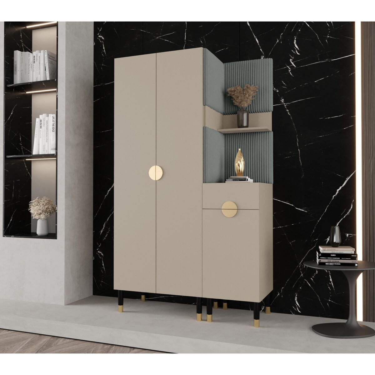 Garderoba do przedpokoju Abiks PALERMO 6 kaszmir+poso60