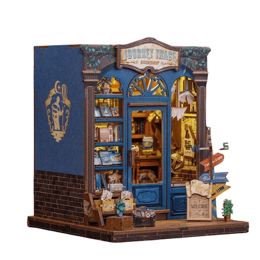 Miniaturowy domek mini Book Nook - Drzwi do świata podróży - CuteBee