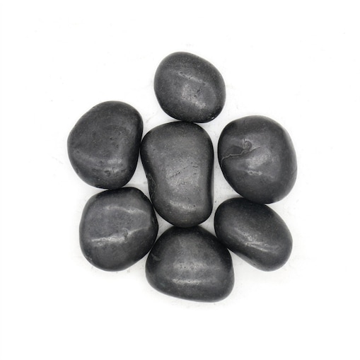 Kamień dekoracyjny ogrodowy OTOCZAK POLEROWANY 2-3 cm 200 kg czarny