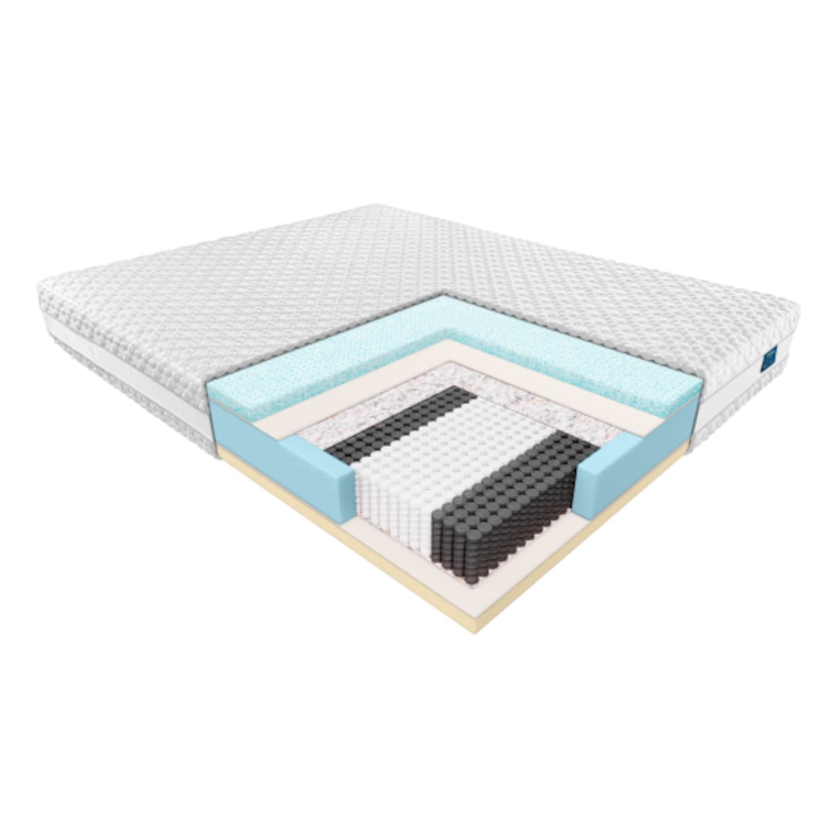 Materac Janpol Nolli 160 x 200 cm Adaptive Grey