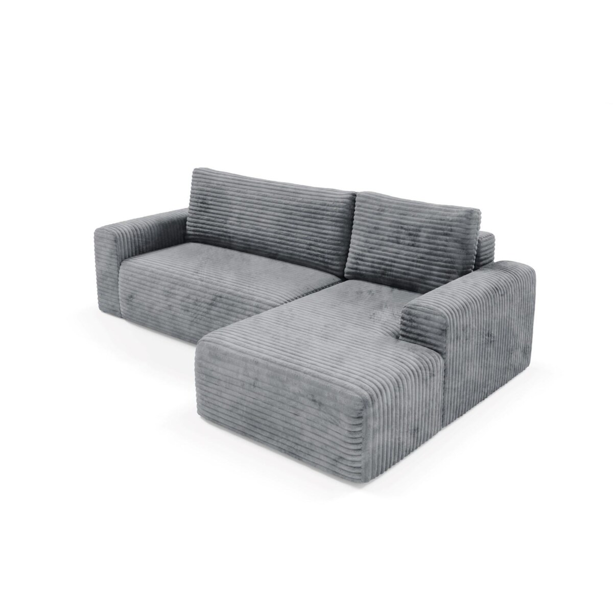 Narożnik SONTII z funkcją spania gruby sztruks Kolor: TILIA 90