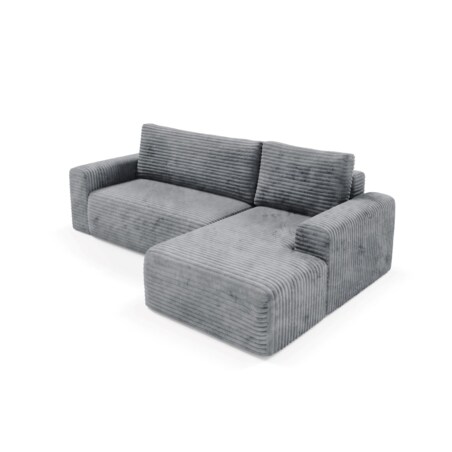 Narożnik SONTII z funkcją spania gruby sztruks Kolor: TILIA 90