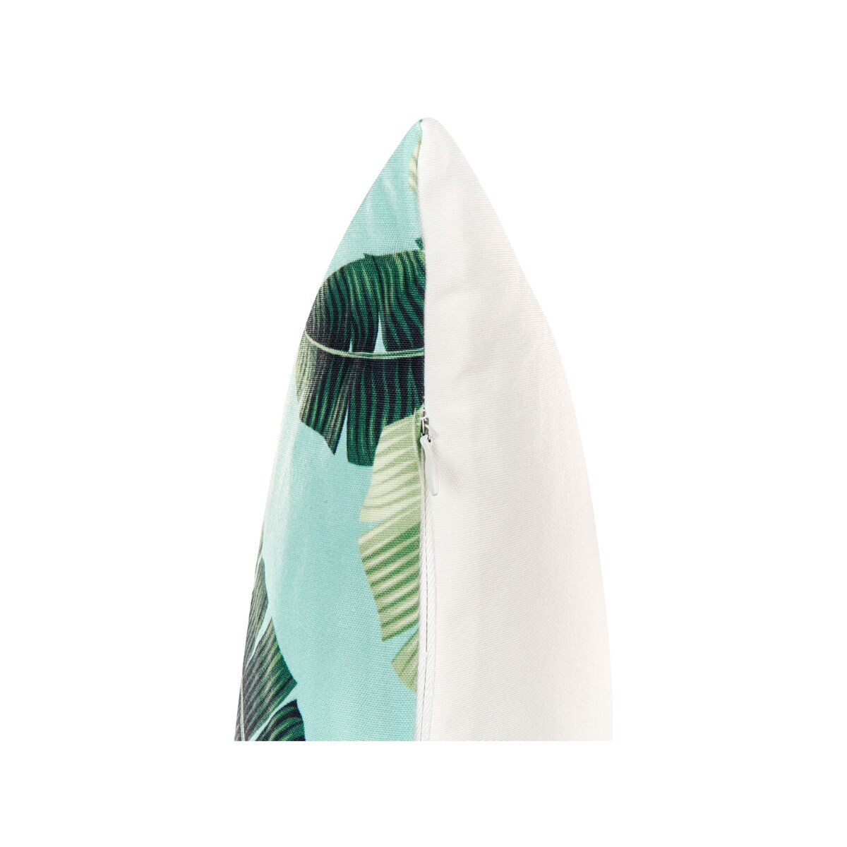 2 poduszki ogrodowe w liście 40 x 60 cm zielone BOISSANO