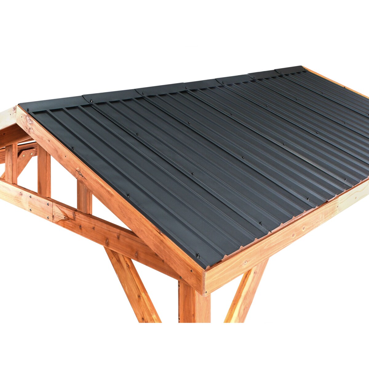 Pawilon ogrodowy 296 x 350 cm jasne drewno SECCHIA