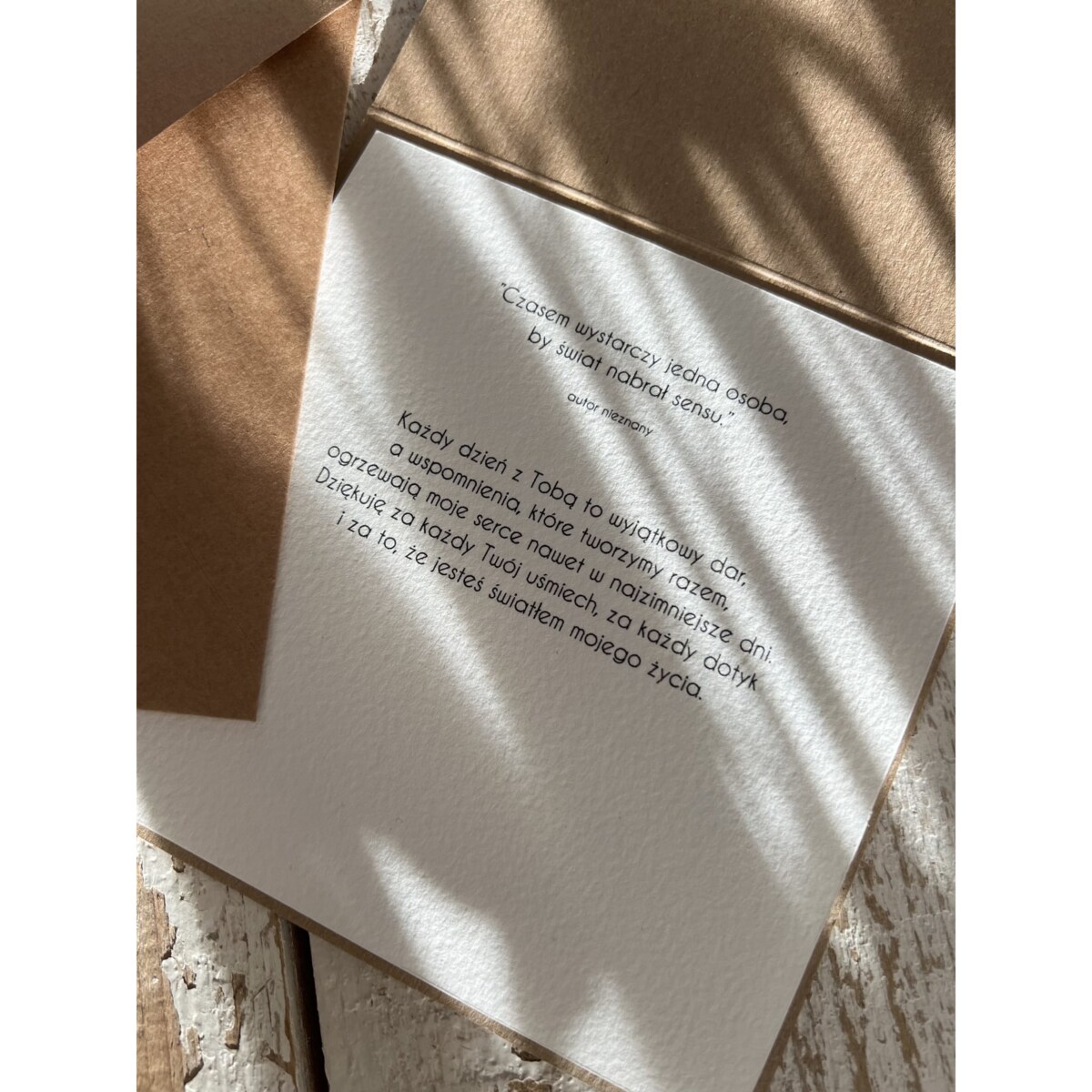 Wyjątkowa kartka ręcznie robiona na walentynki - walentynka z sercem - Kocham Cię