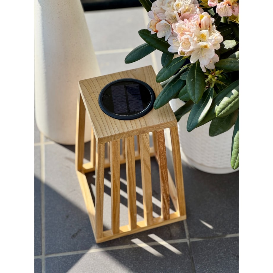 Lampa solarna LED 30 cm stojąca do ogrodu