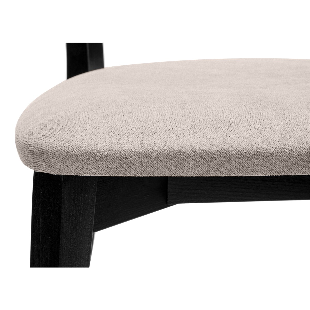 KONSIMO VINIS nowoczesne krzesła drewniane 2 sztuki w kolorze beżowym