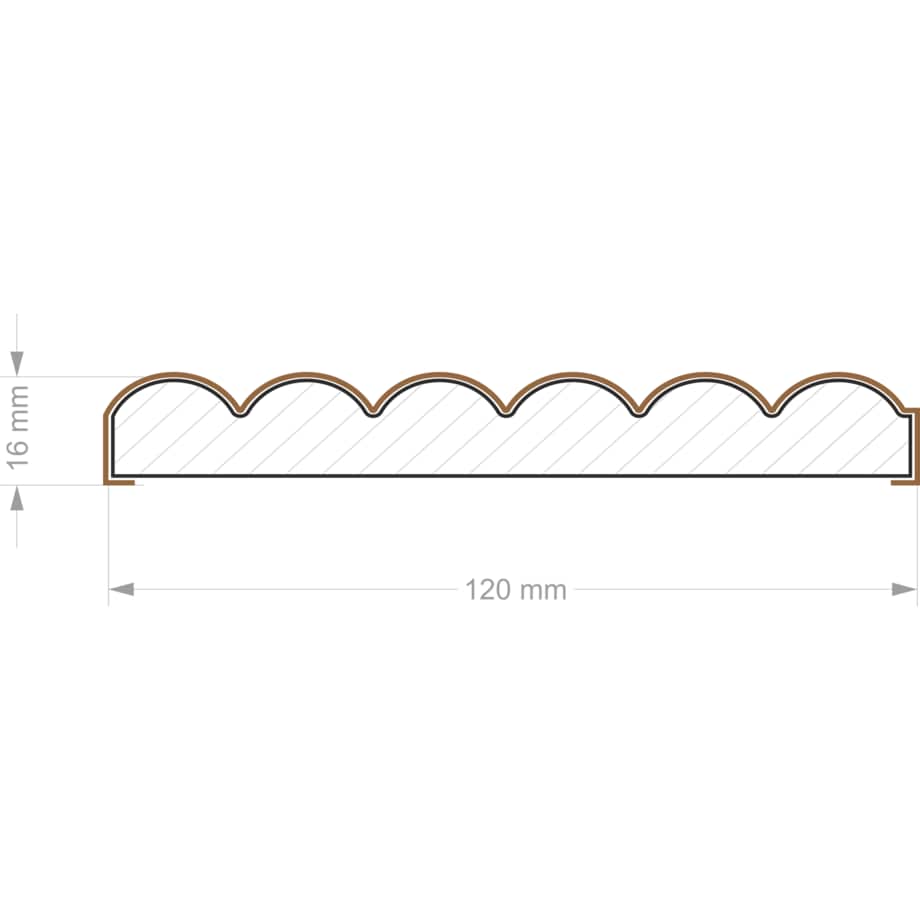 MIKROLAMELE VÅG - Orzech klasyczny