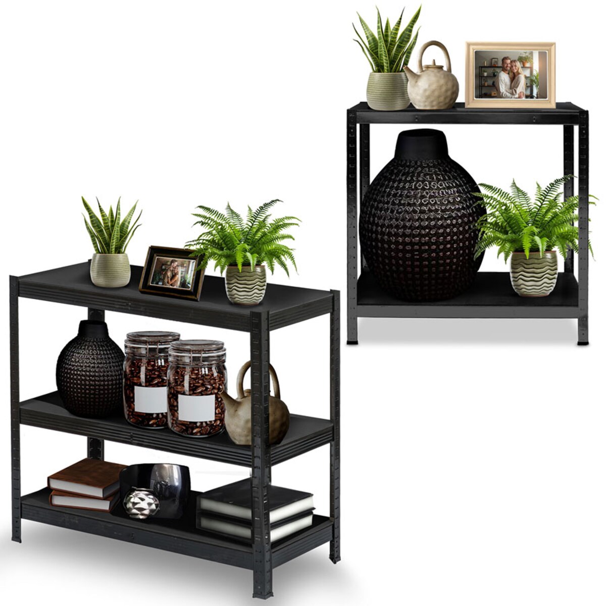 Regał metalowy magazynowy Humberg HR-851 5 półek 180x90x40cm 875kg 2w1 4851