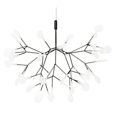 Lampa wisząca Flora MSE010100201 gałązki LED 13,5W czarna