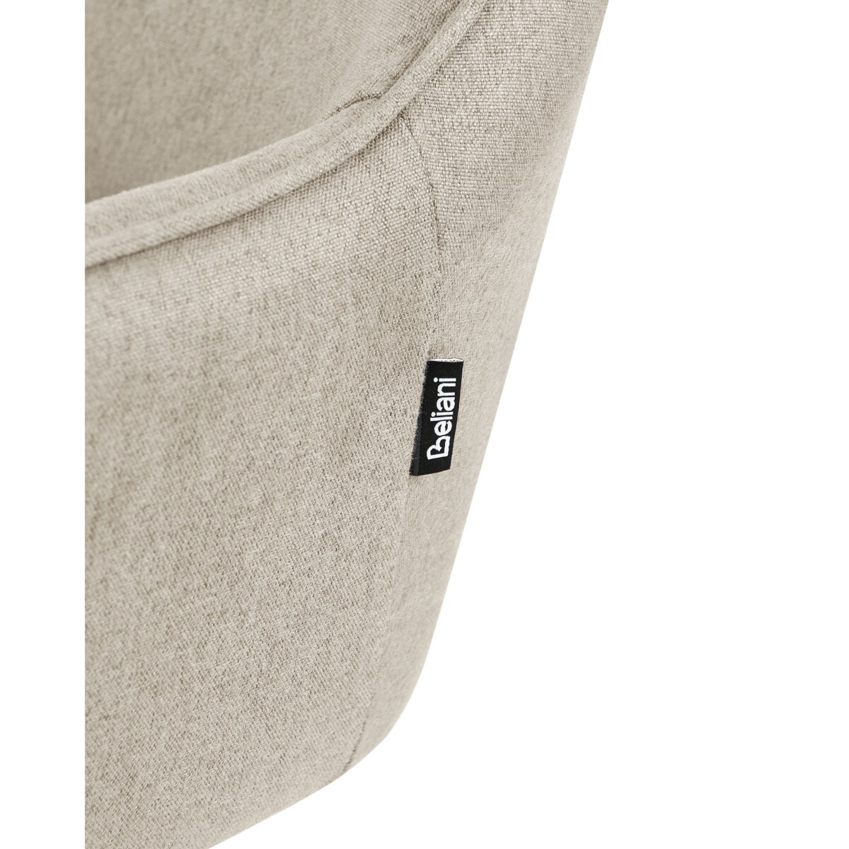 Zestaw 2 krzeseł JODAR Tkanina Beżowoszary