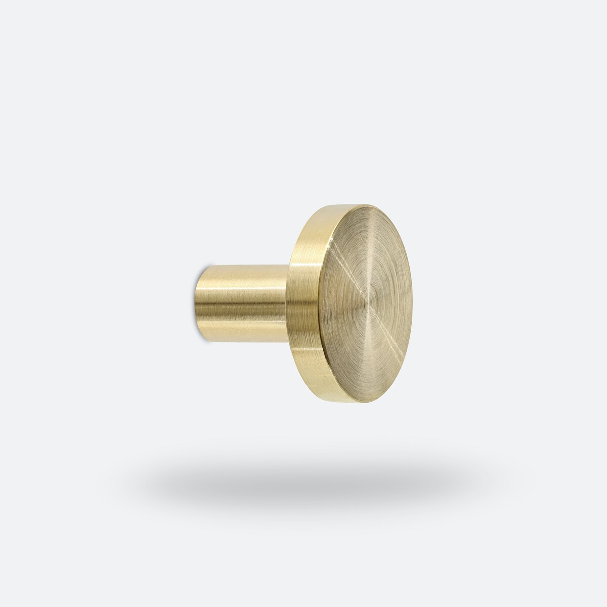 NENA MW BRASS wieszak ścienny mosiężny szczotkowany nielakierowany