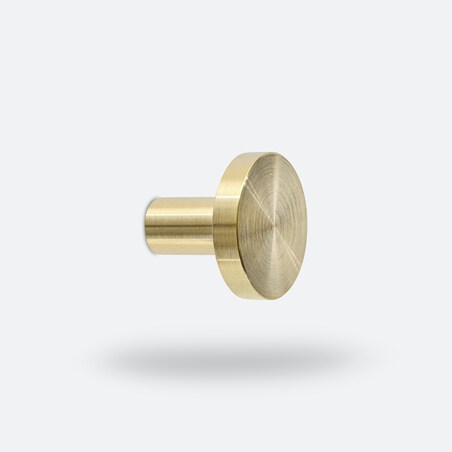 NENA MW BRASS wieszak ścienny mosiężny szczotkowany nielakierowany