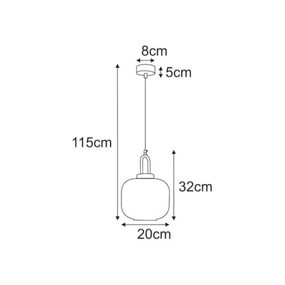 Lampa wisząca K-6061 z serii LIRA