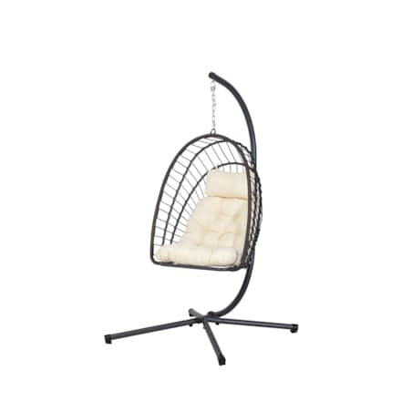 Fotel Wiszący Ogrodowy Huśtawka Kosz Bujany Kokon Kosz Wiszący Podwieszany