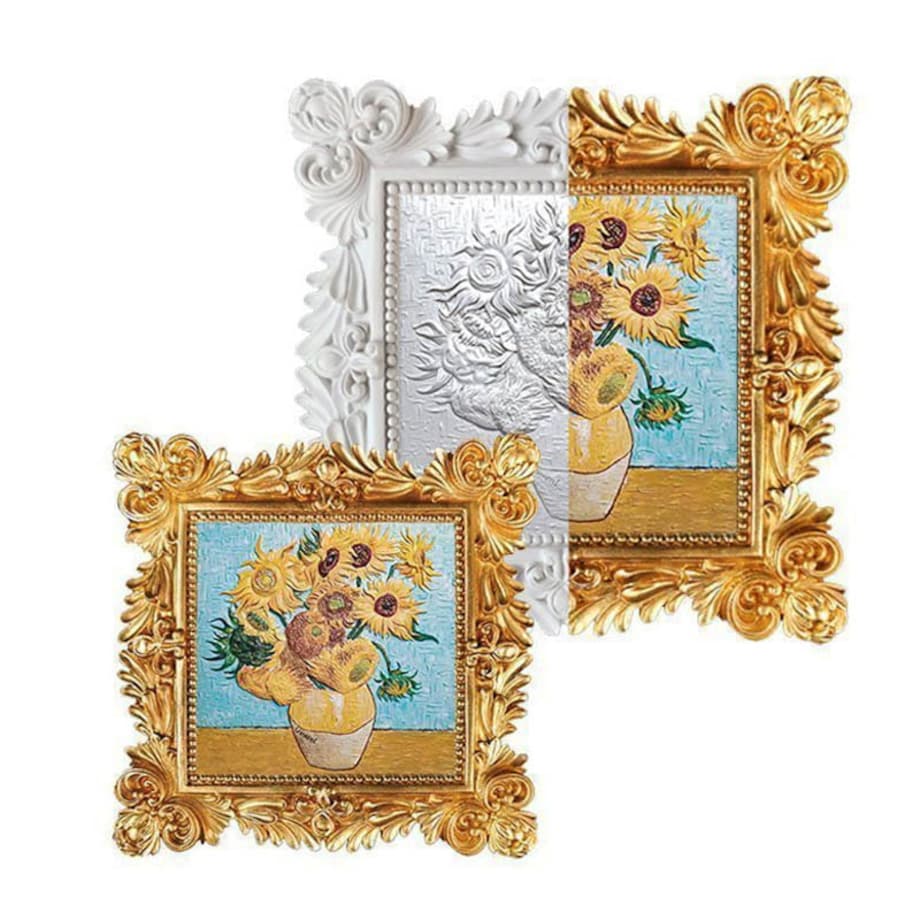 Malowanie 3D - Płaskorzeźba Słoneczniki