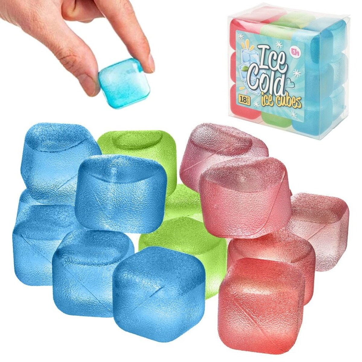 Kostki lodu wielokrotnego użytku zestaw 18 el.