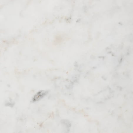 Stolik kawowy, pomocniczy drewno+marmur Nanda 56,5xØ51 cm