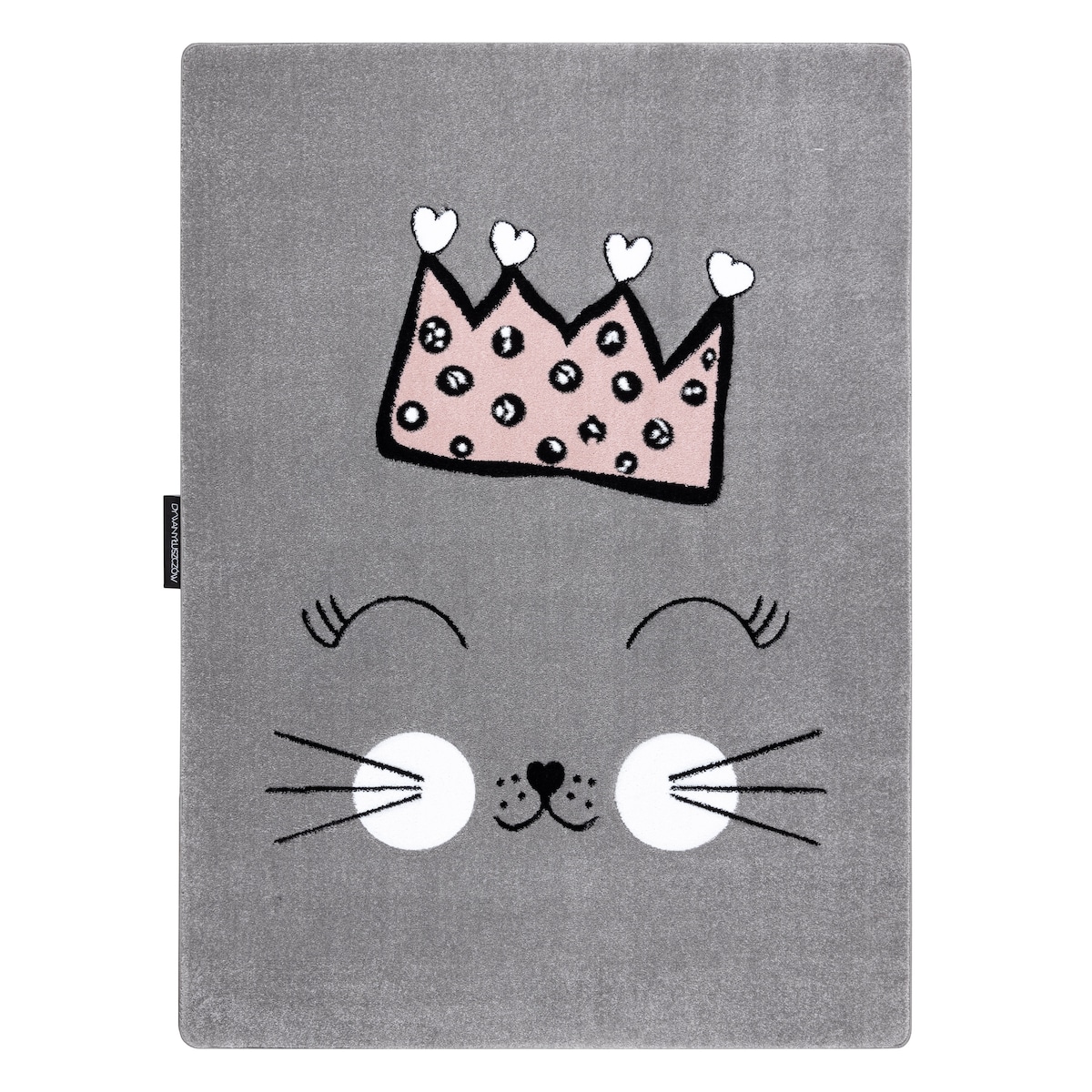 Dywan PETIT CAT KOTEK KORONA szary 120x170 cm