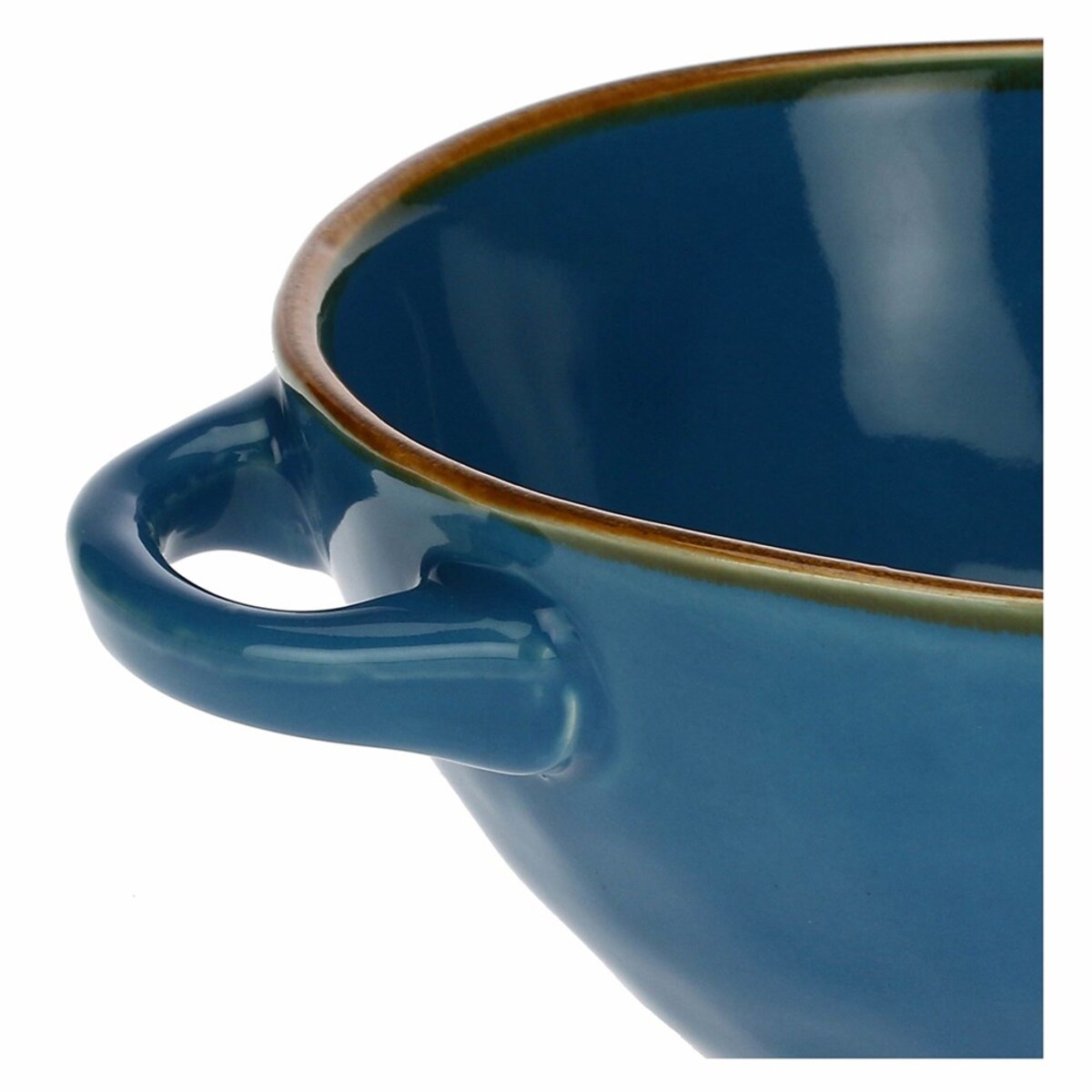 Zestaw 4 misek do zupy Concerto Blu Avio - Granatowy, 600 ml