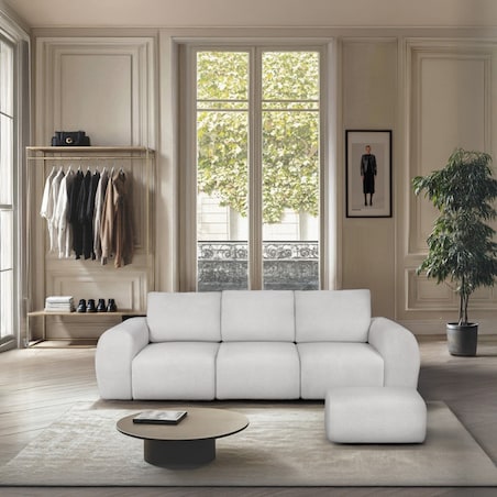 Mirel Sofa 3 osobowa szara