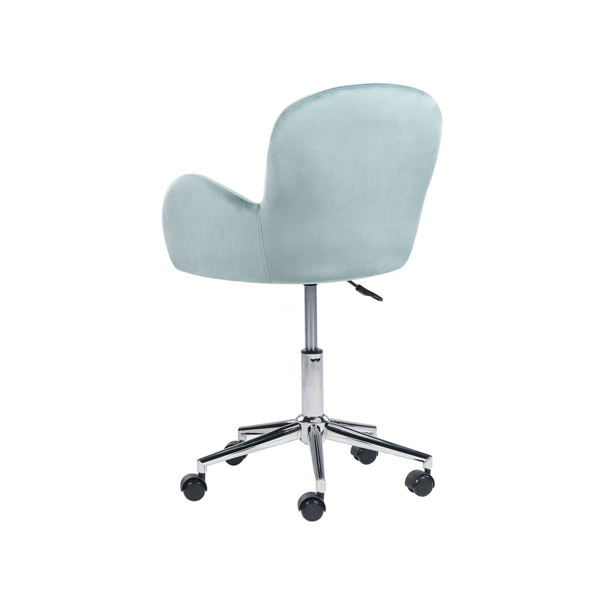 Krzesło biurowe regulowane welurowe miętowe PRIDDY