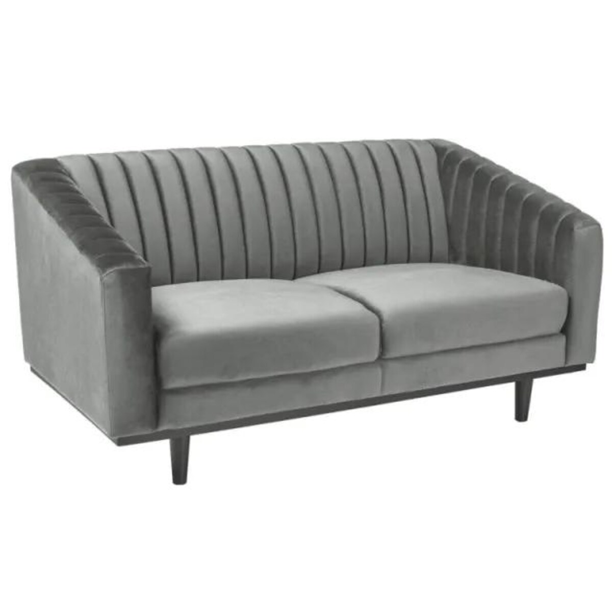 Sofa ASPREY VELVET 2 szara