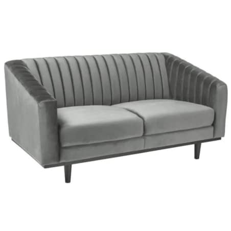 Sofa ASPREY VELVET 2 szara