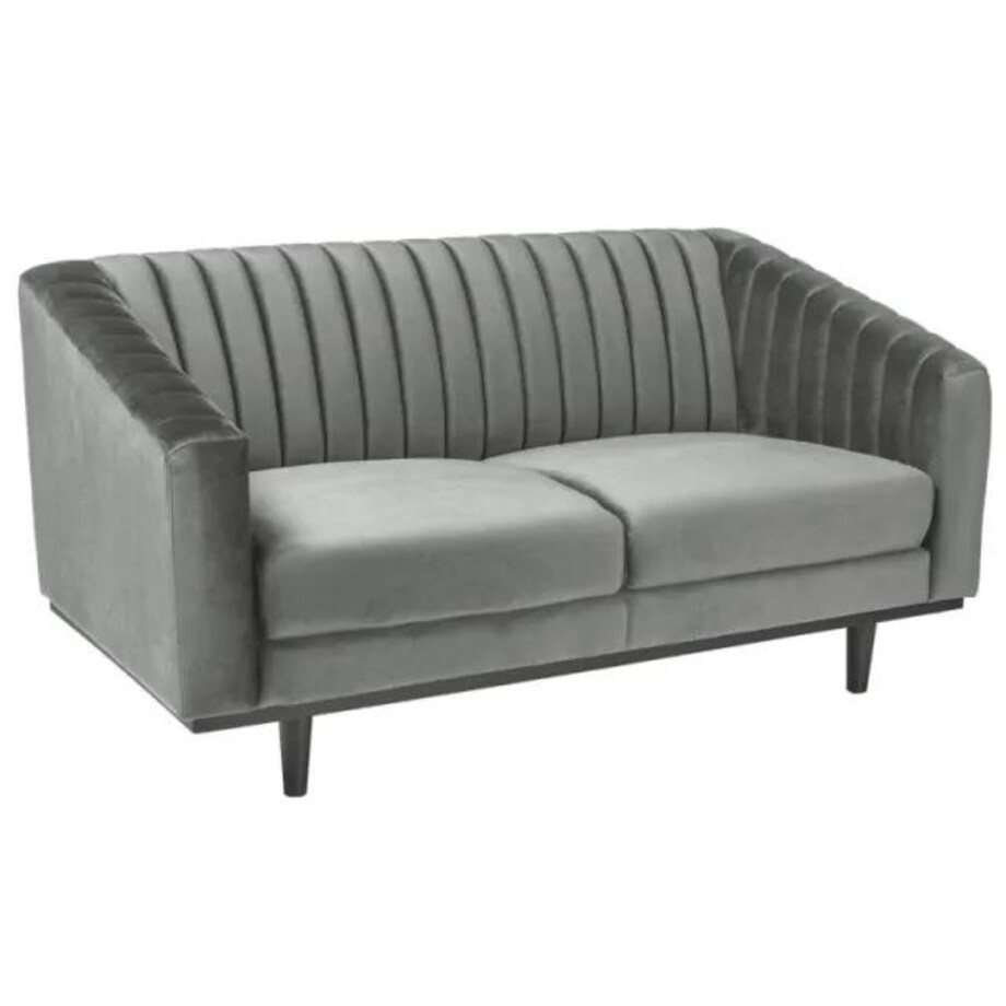 Sofa ASPREY VELVET 2 szara
