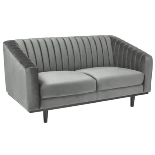 Sofa ASPREY VELVET 2 szara
