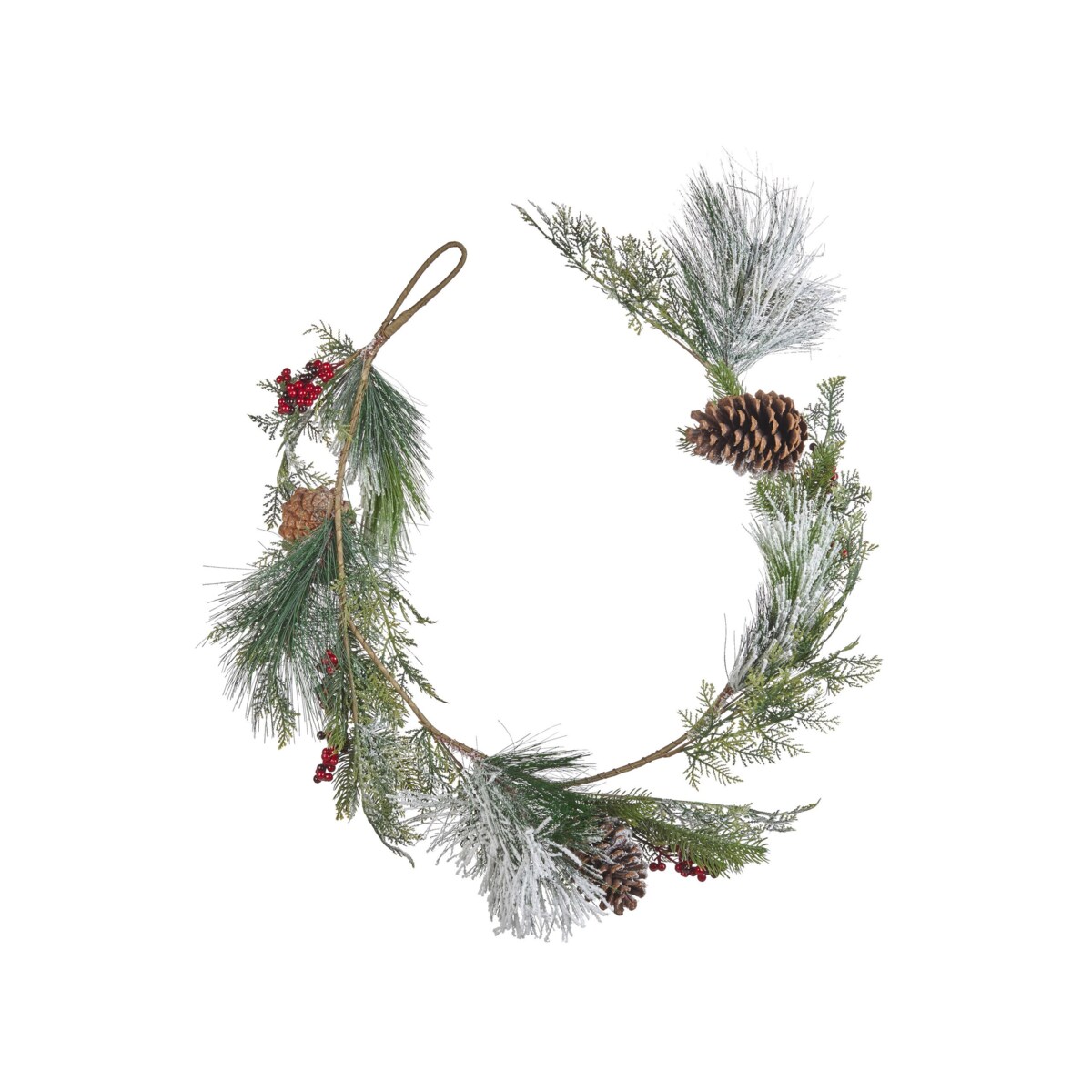 Świąteczna girlanda 150 cm zielona SORIA