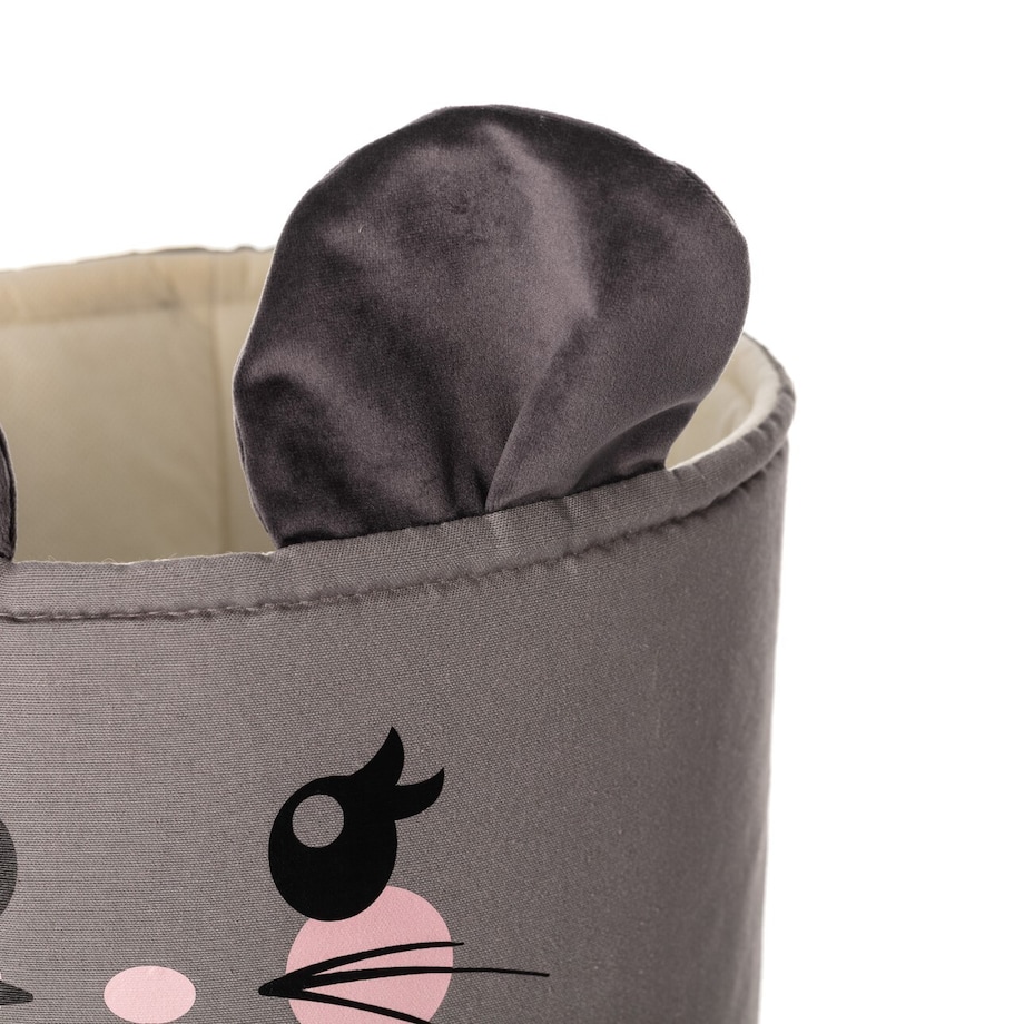 Kosz na zabawki Happy Band - Mouse 30x40cm, 30x30x40cm