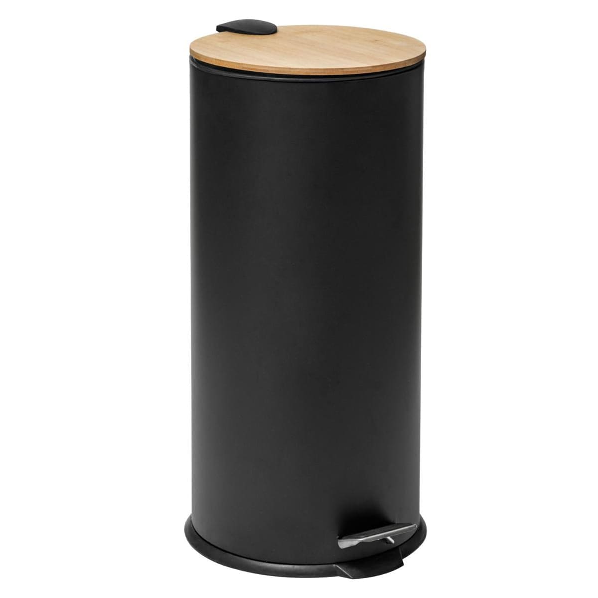 Kosz na śmieci MODERN, 30 L, metalowy, kolor czarny