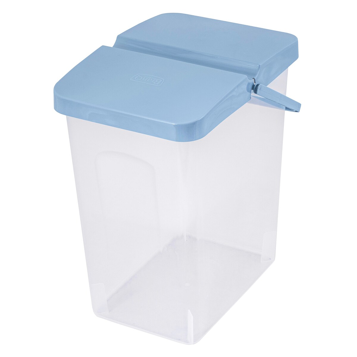 Pojemnik Plastikowy Na Karmę Proszek Z Klapą Pokrywką 10 L Niebieski