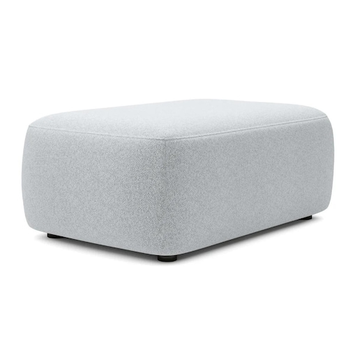 Pufa prostokątna BELLA szara