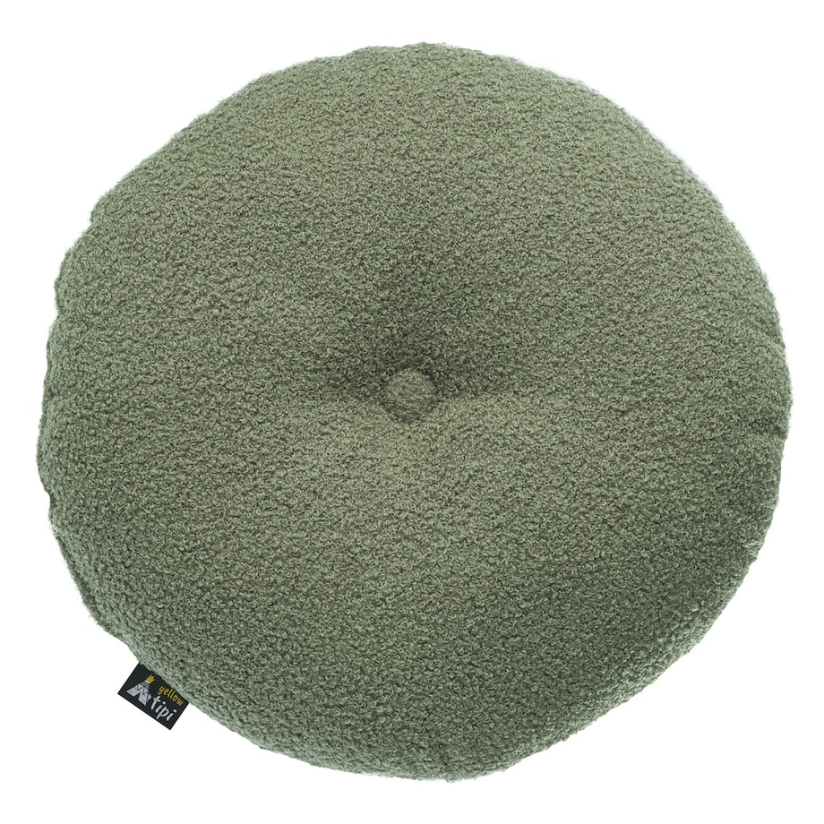 Poduszka Candy Dot, zielony, 37 cm, Boucle